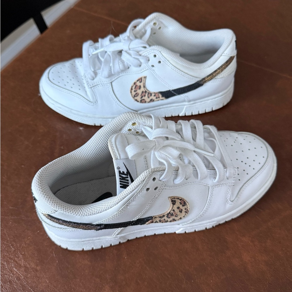 Nike Dunk Low with Cheetah design